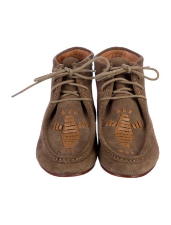 Joie Suede Lace-Up Boots