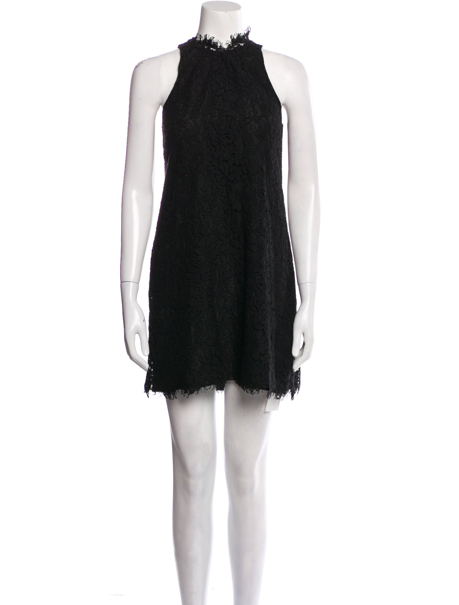 Joie Mock Neck Mini Dress