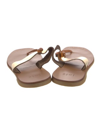 Joie Leather Slides