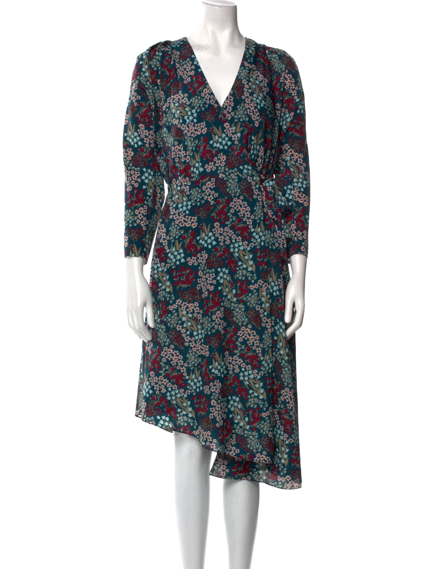 Joie Floral Print Midi Length Dress w/ Tags