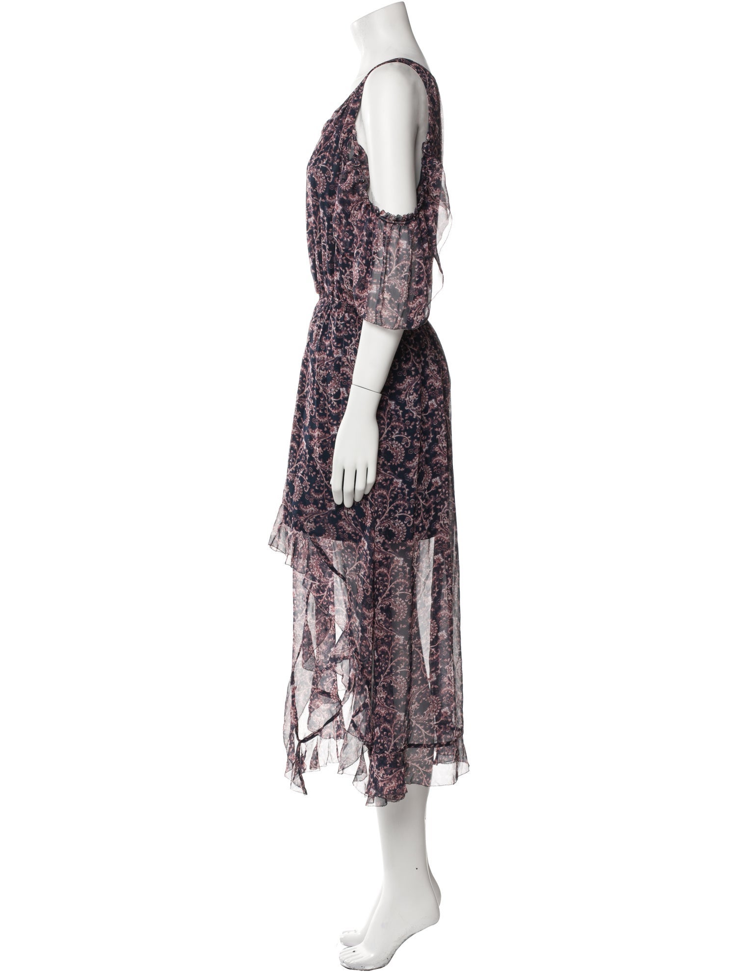 Joie Silk Midi Length Dress