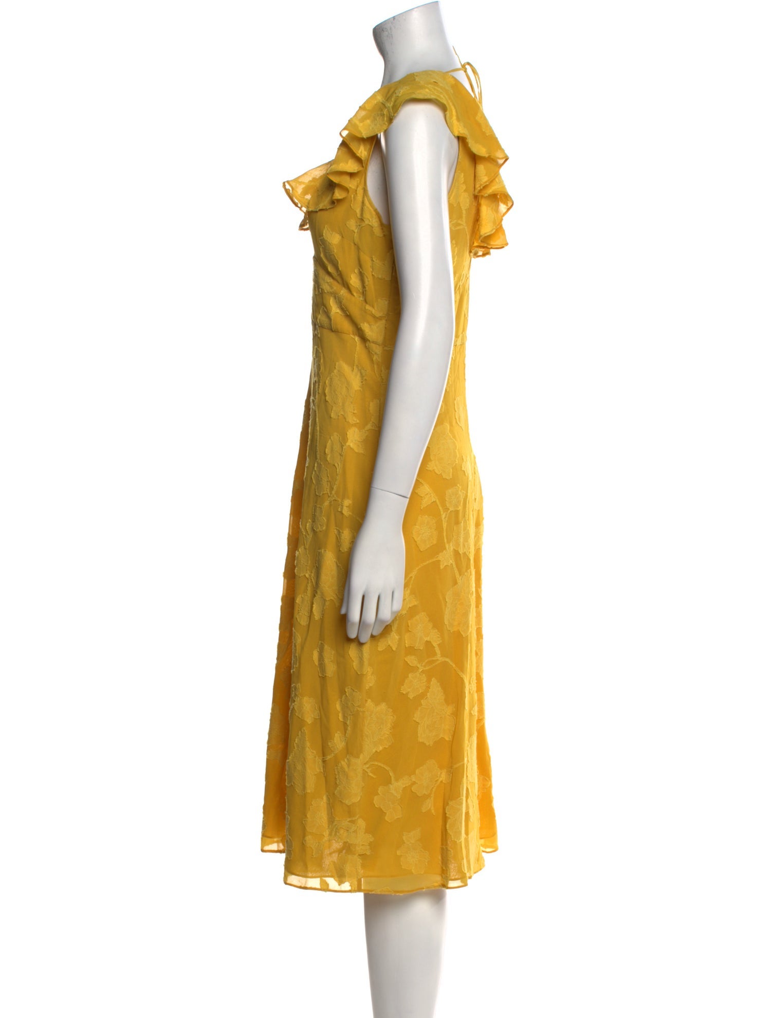 Joie V-Neck Midi Length Dress