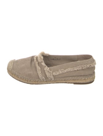 Joie Canvas Raw-Edge Trim Espadrilles