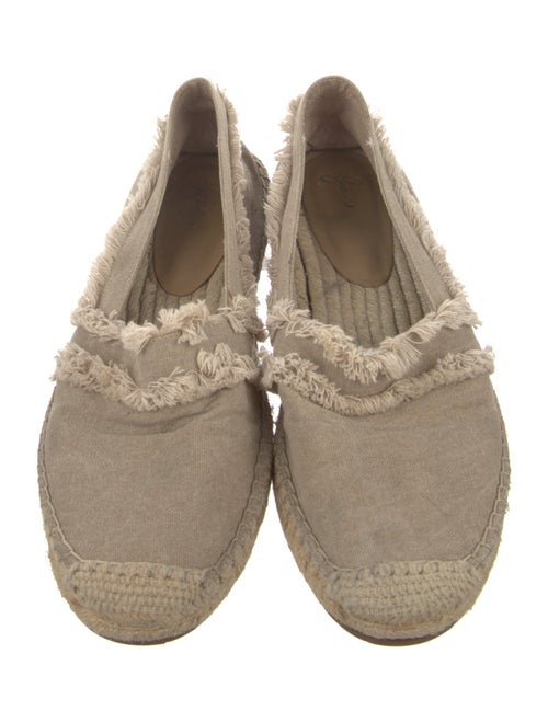 Joie Canvas Raw-Edge Trim Espadrilles