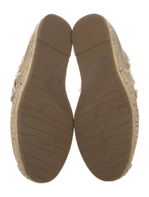 Joie Canvas Raw-Edge Trim Espadrilles
