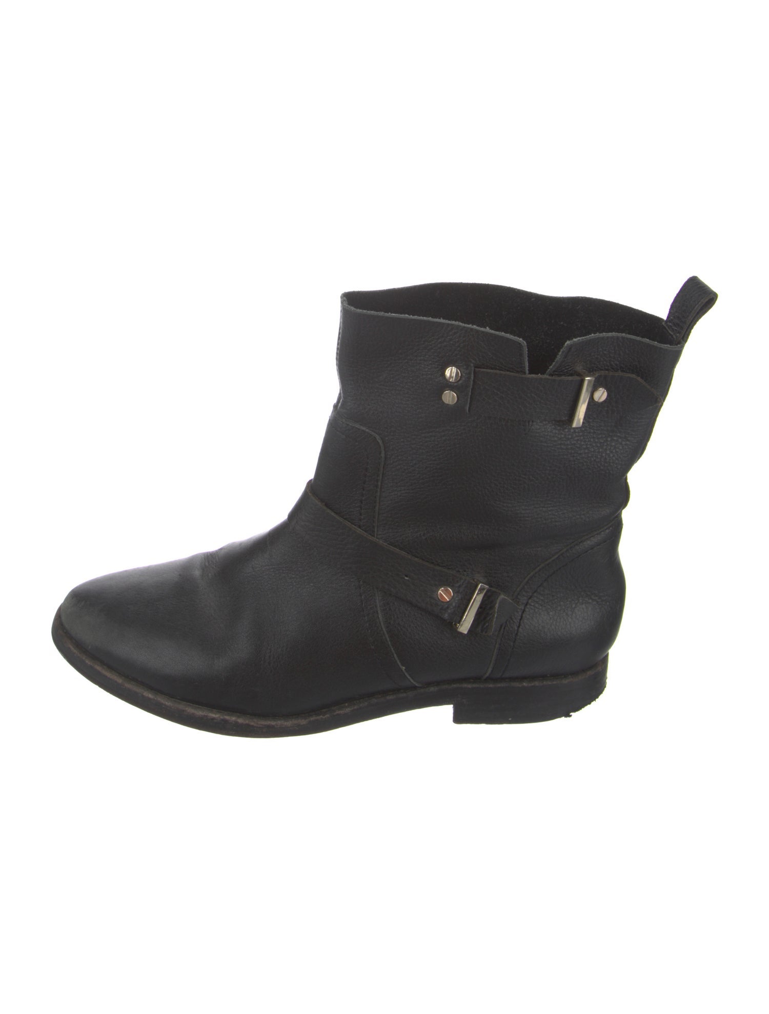 Joie Leather Moto Boots