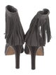 Joie Suede Fringe Trim Accent Boots