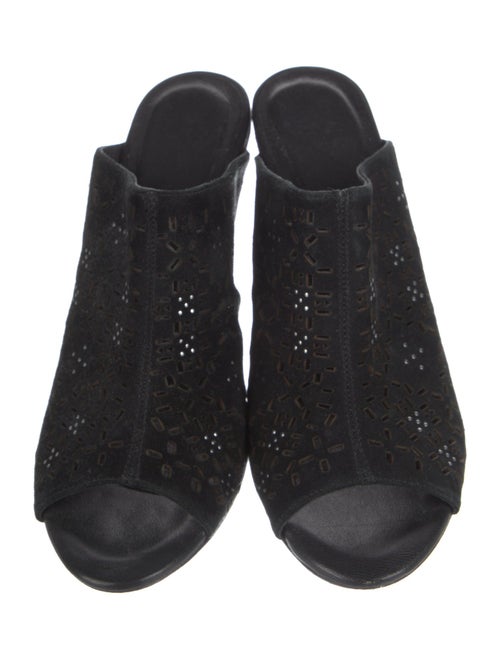 Joie Suede Lasercut Accents Slides