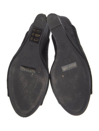 Joie Suede Lasercut Accents Slides