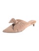 Joie Suede Bow Accents Mules