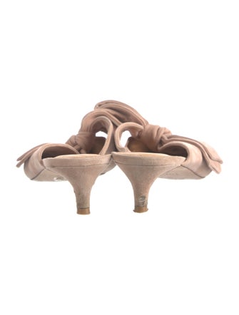 Joie Suede Bow Accents Mules