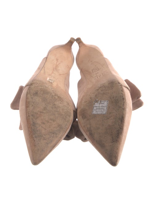 Joie Suede Bow Accents Mules