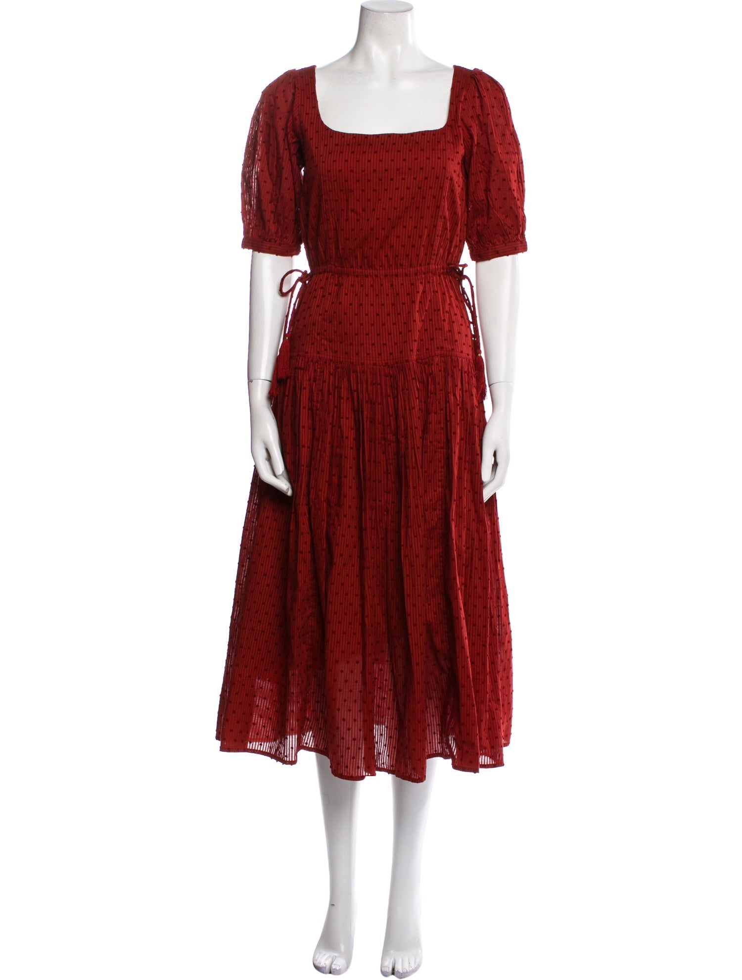 Joie Square Neckline Midi Length Dress