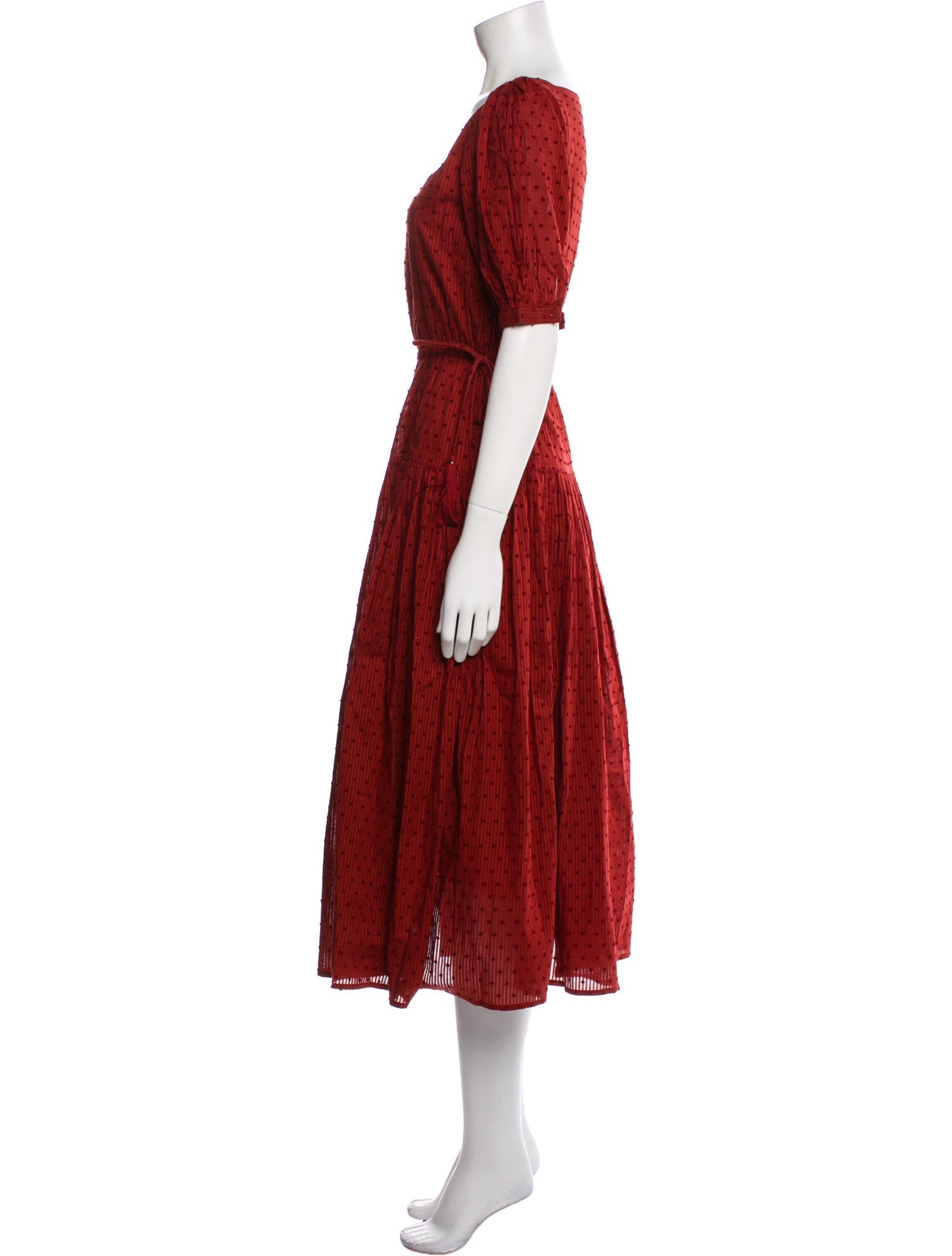 Joie Square Neckline Midi Length Dress