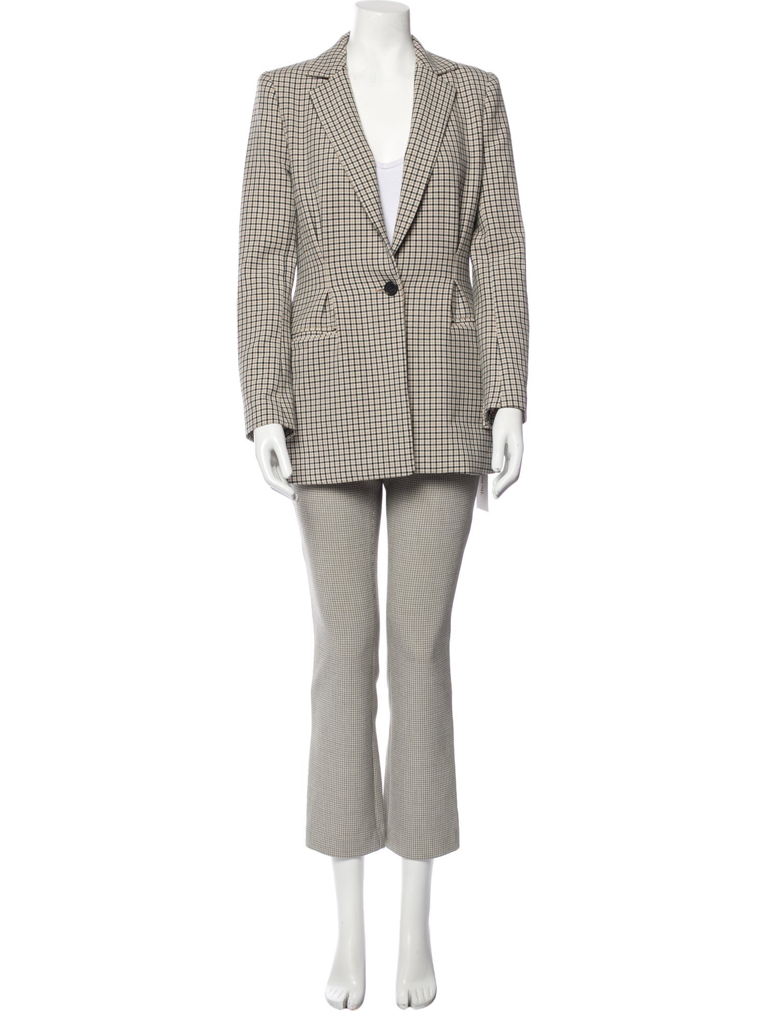 Joie Plaid Print Pantsuit