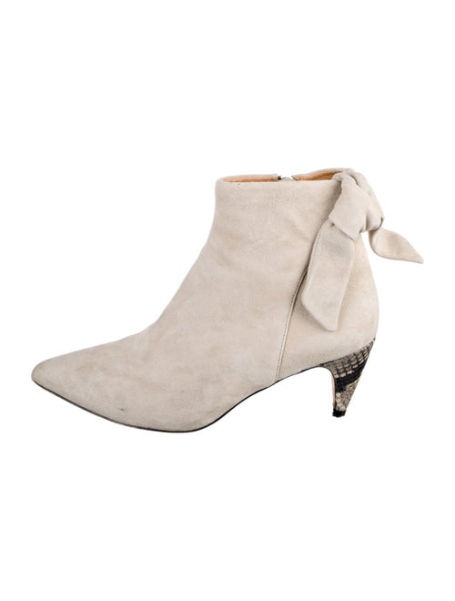 Joie Suede Bow Accents Boots
