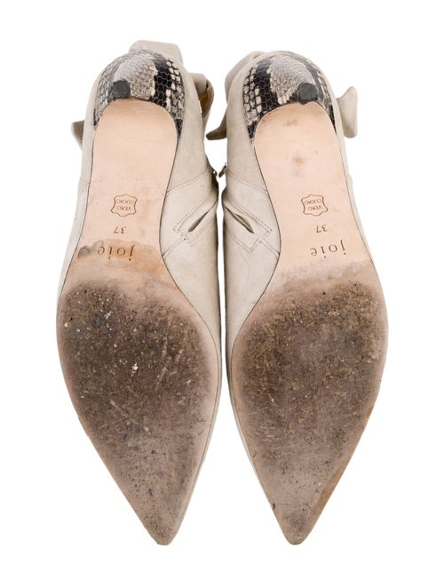 Joie Suede Bow Accents Boots