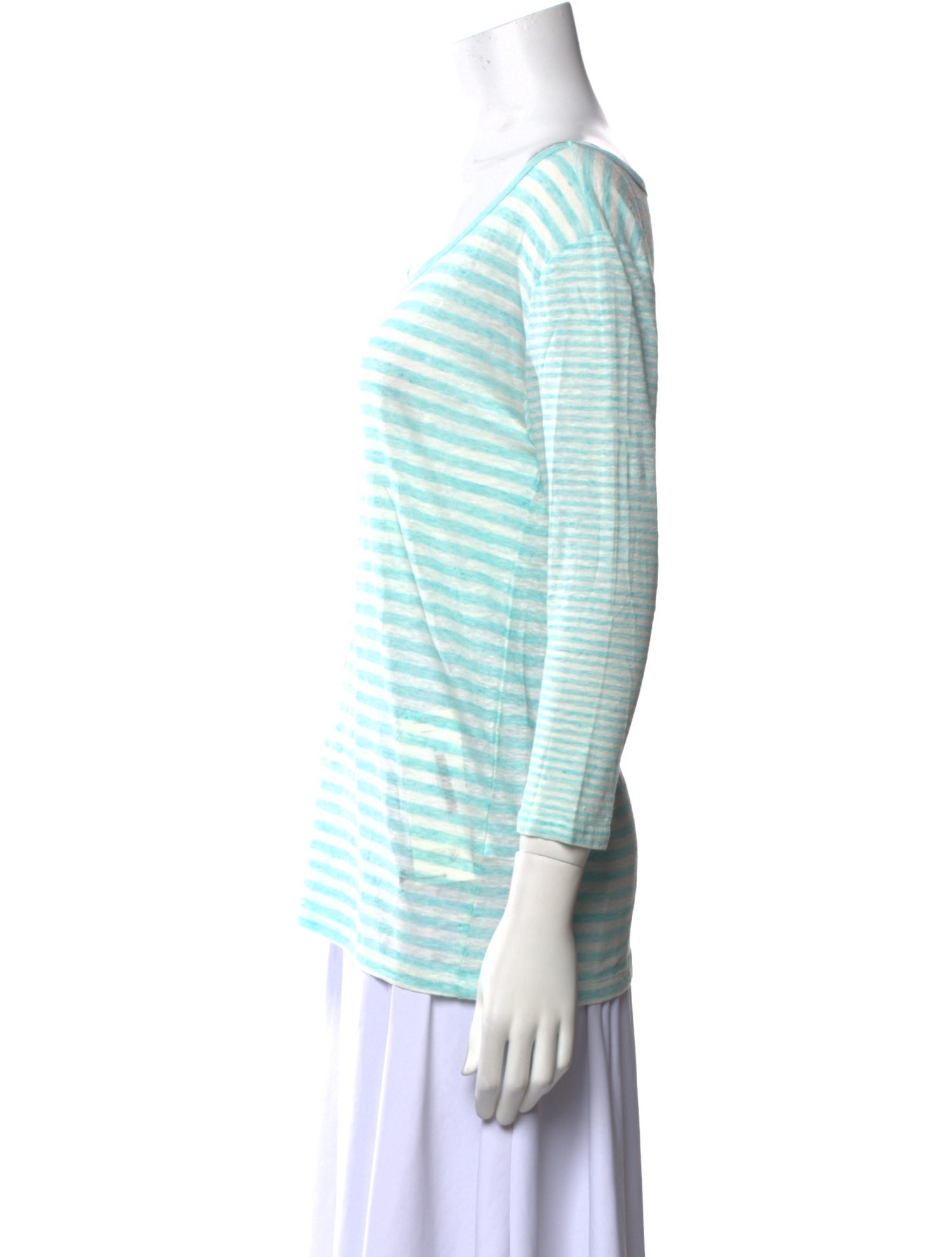 Joie Linen Striped Sweater