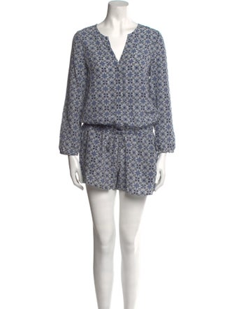 Joie Silk Floral Print Romper