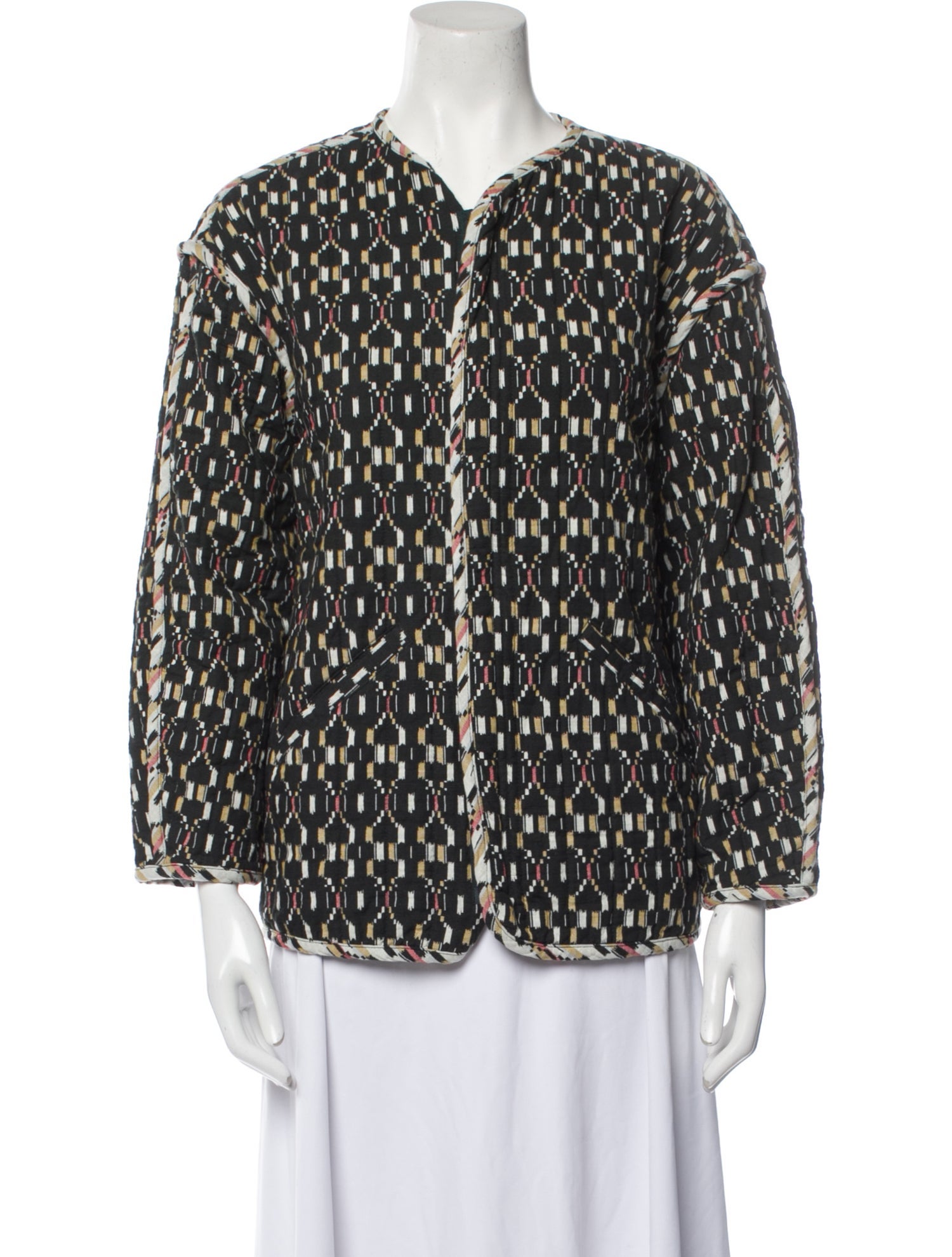 Joie Printed Fur Jacket