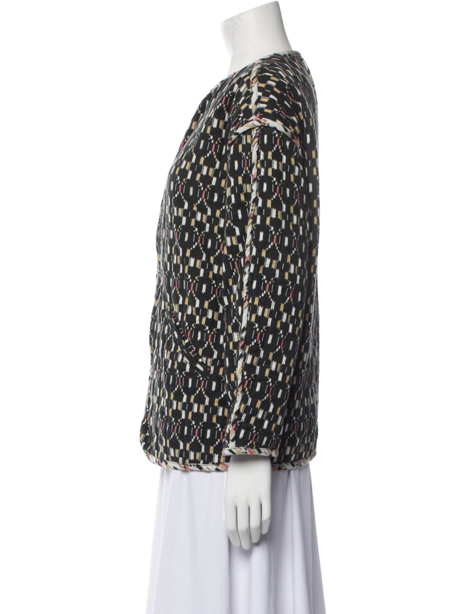 Joie Printed Fur Jacket