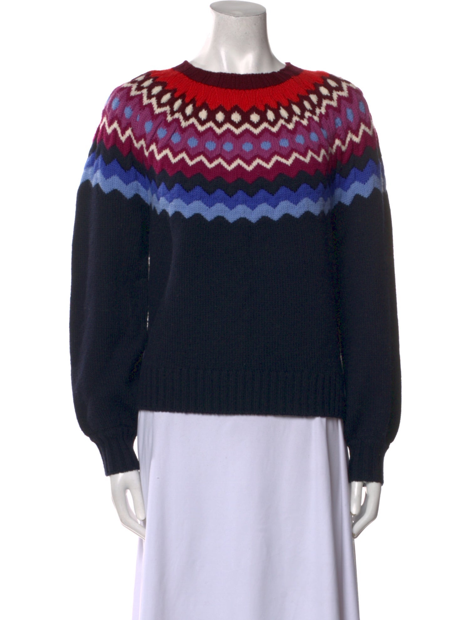 Joie Wool Graphic Print Sweater