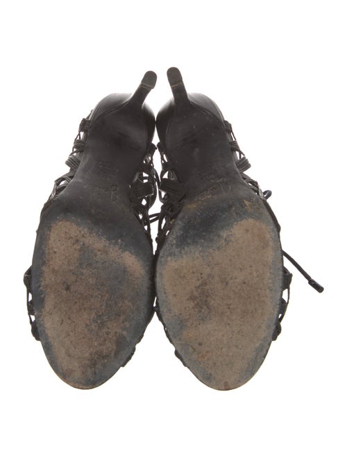 Joie Leather Cutout Accent Gladiator Sandals