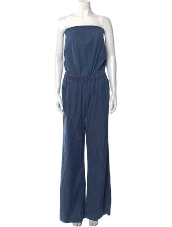 Joie Linen Strapless Jumpsuit
