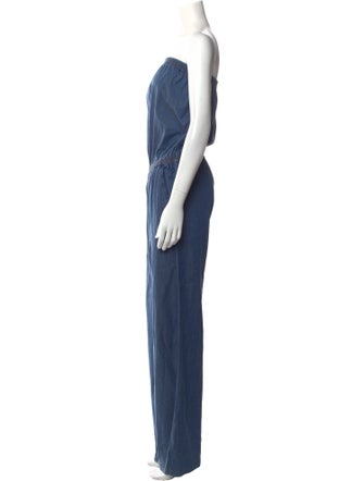 Joie Linen Strapless Jumpsuit