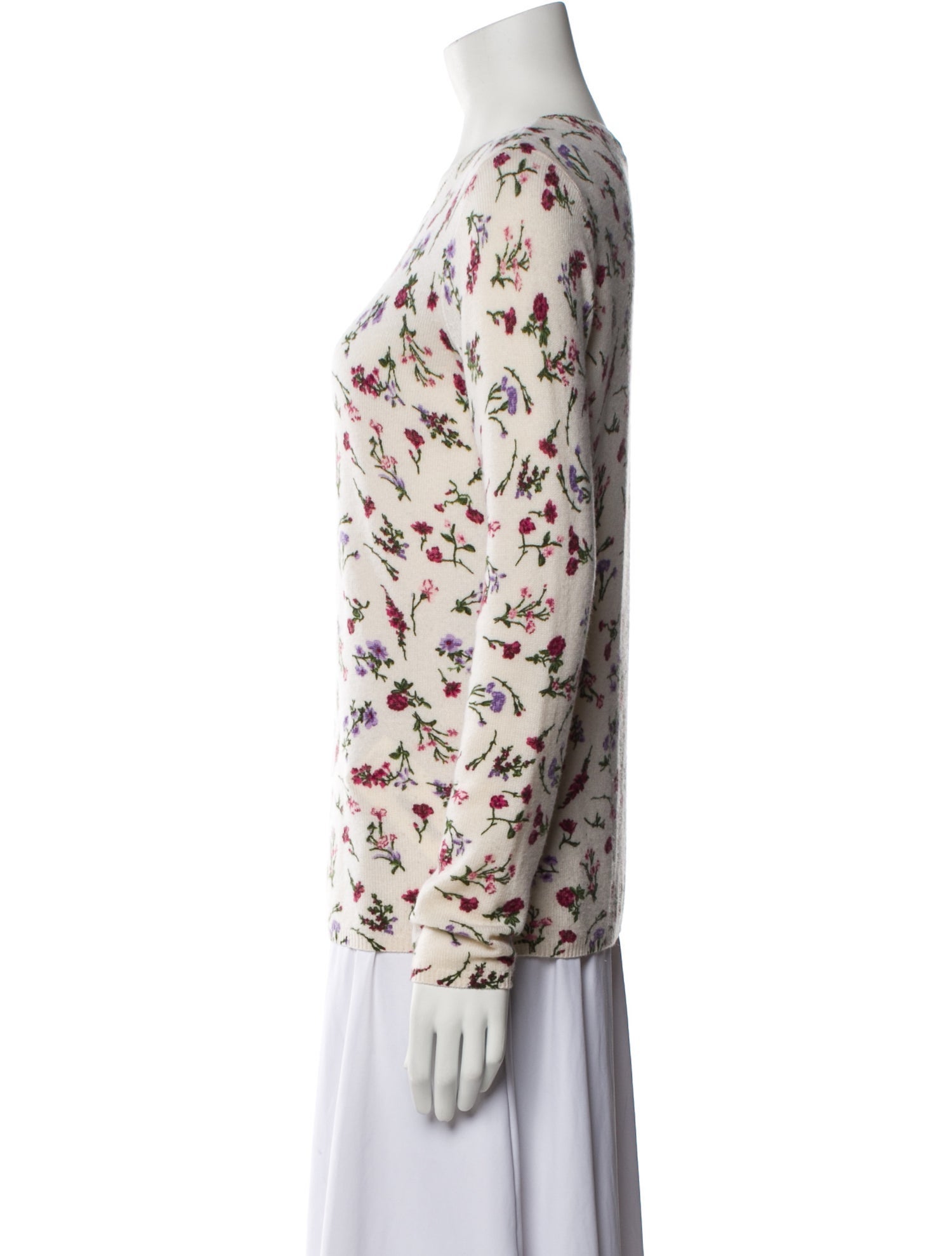 Joie Cashmere Printed Sweater w/ Tags