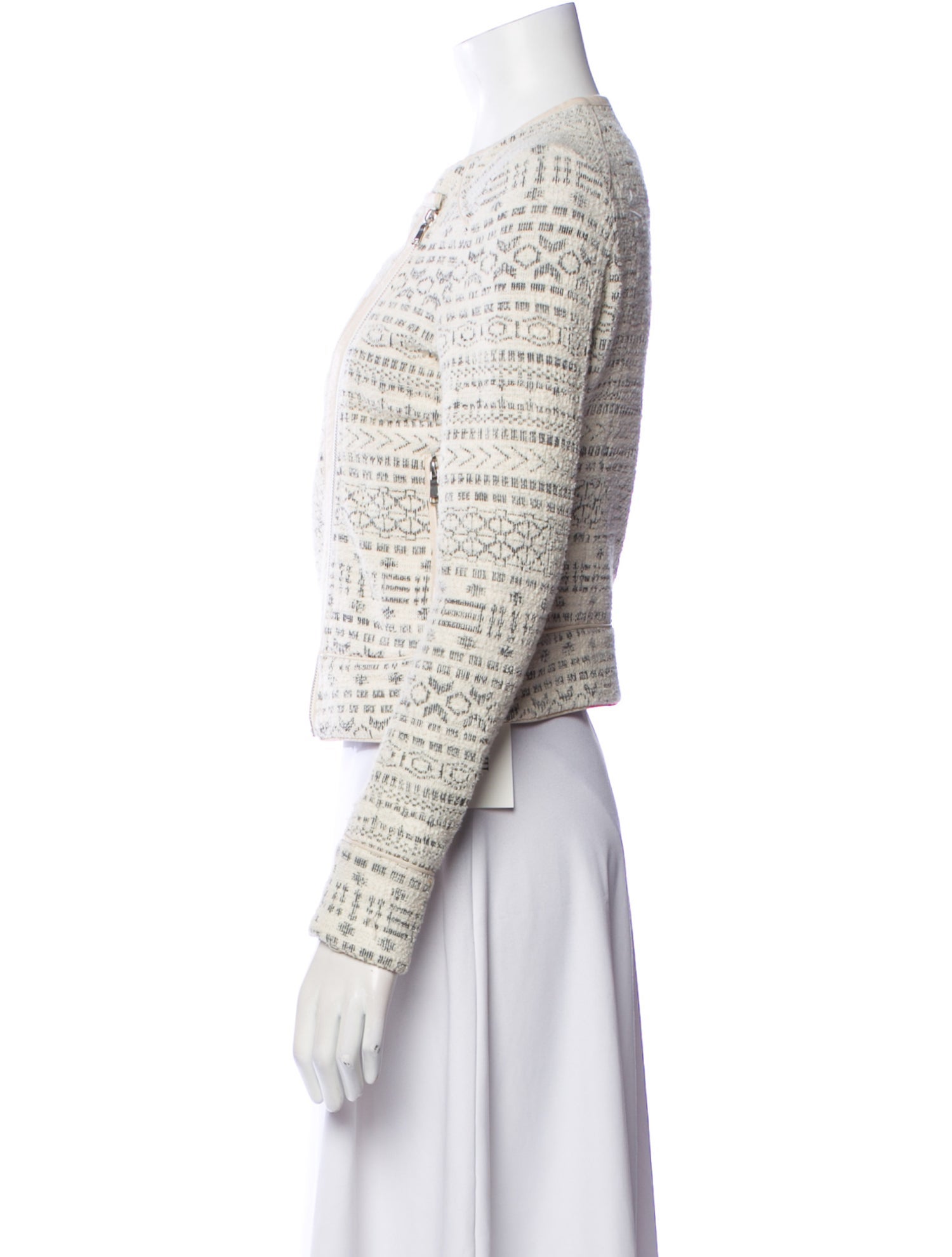 Joie Tweed Pattern Evening Jacket