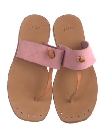 Joie Leather Flip Flops