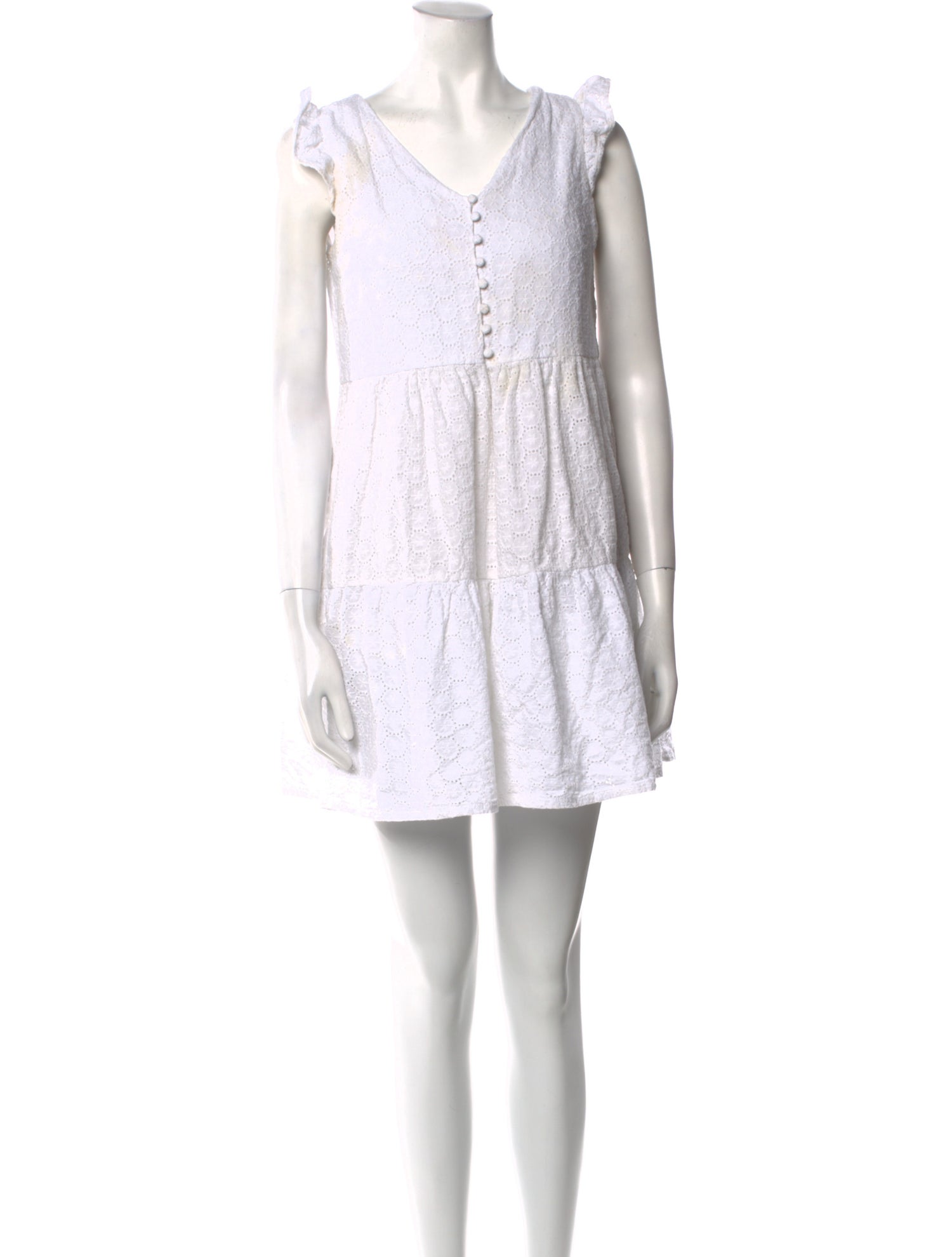 Joie V-Neck Mini Dress