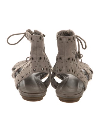 Joie Suede Studded Accents Gladiator Sandals