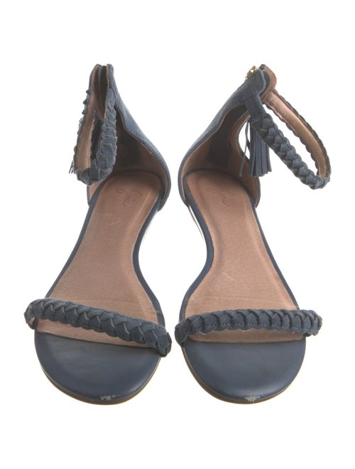 Joie Suede Tassel Accents Flats