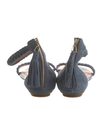 Joie Suede Tassel Accents Flats
