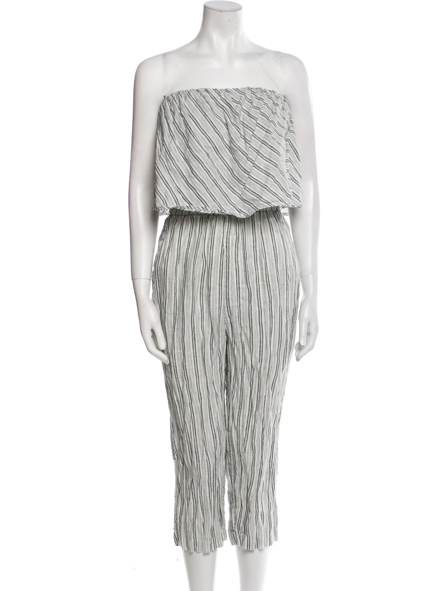 Joie Linen Striped Jumpsuit