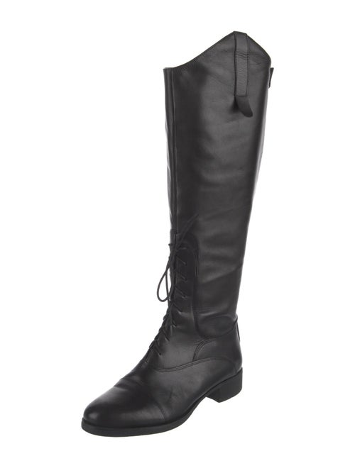 Joie Leather Lace-Up Boots
