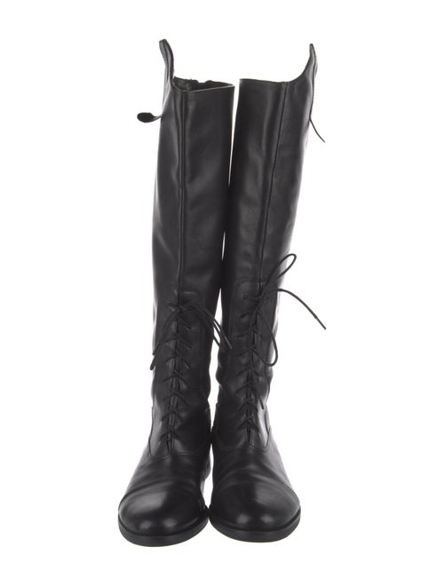 Joie Leather Lace-Up Boots