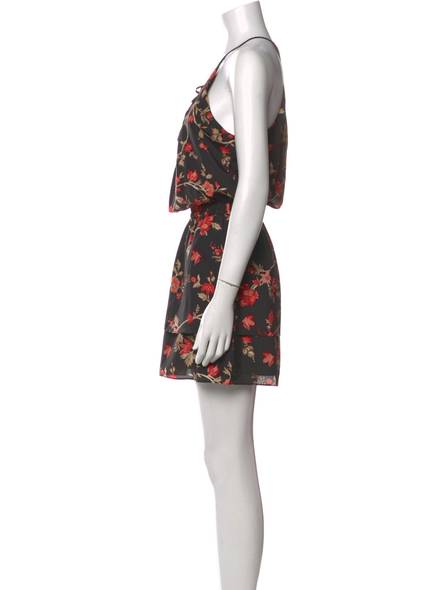 Joie Floral Print Mini Dress