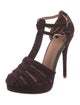 Joie Suede T-Strap Pumps