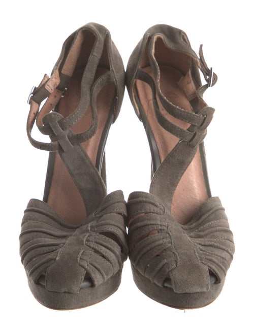 Joie Suede T-Strap Pumps