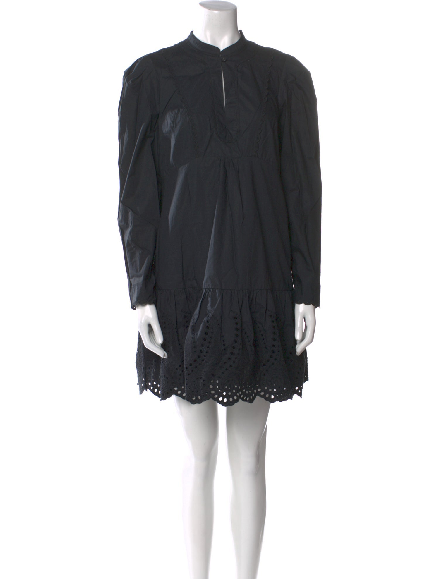 Joie Mock Neck Mini Dress