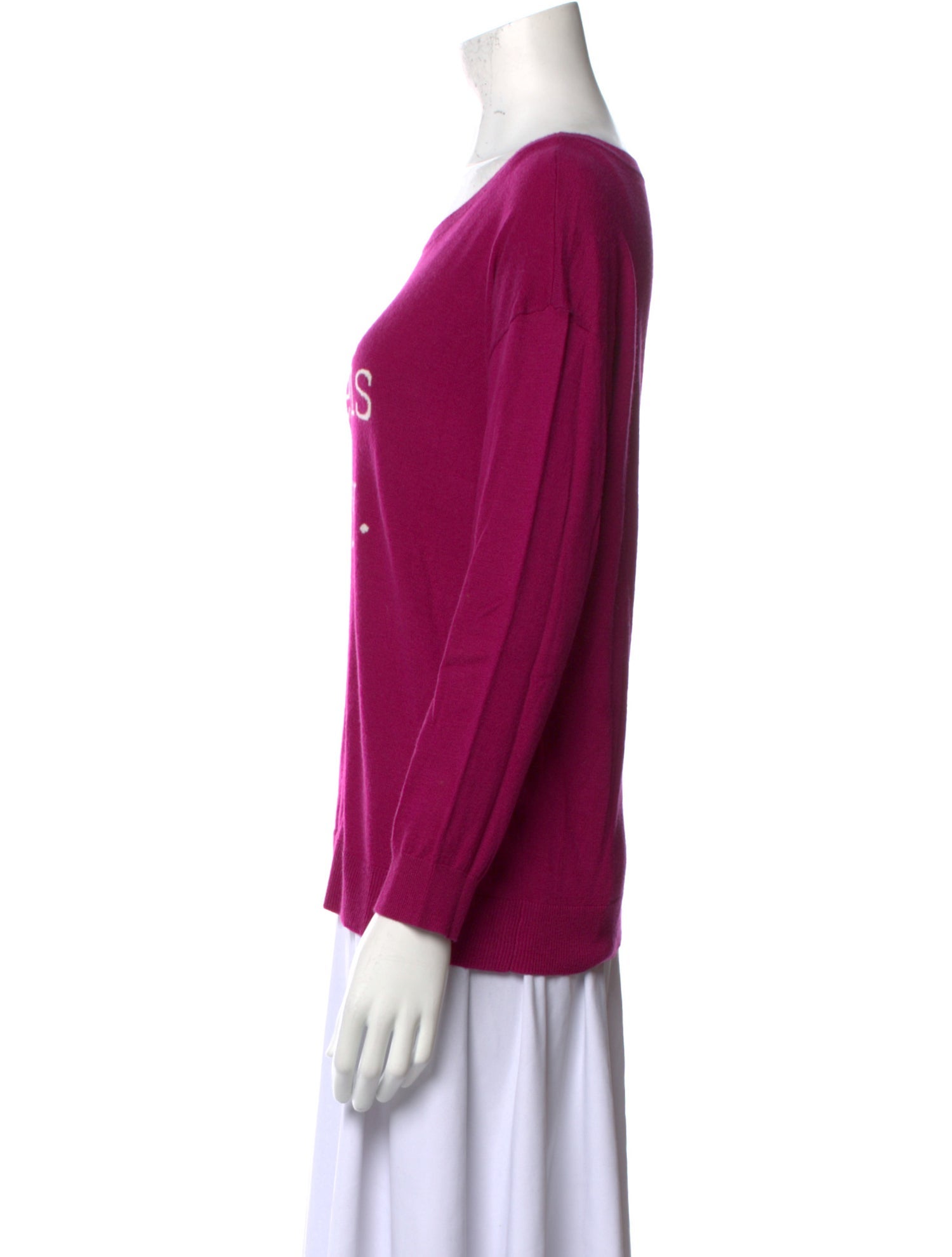 Joie Graphic Print Scoop Neck Sweater