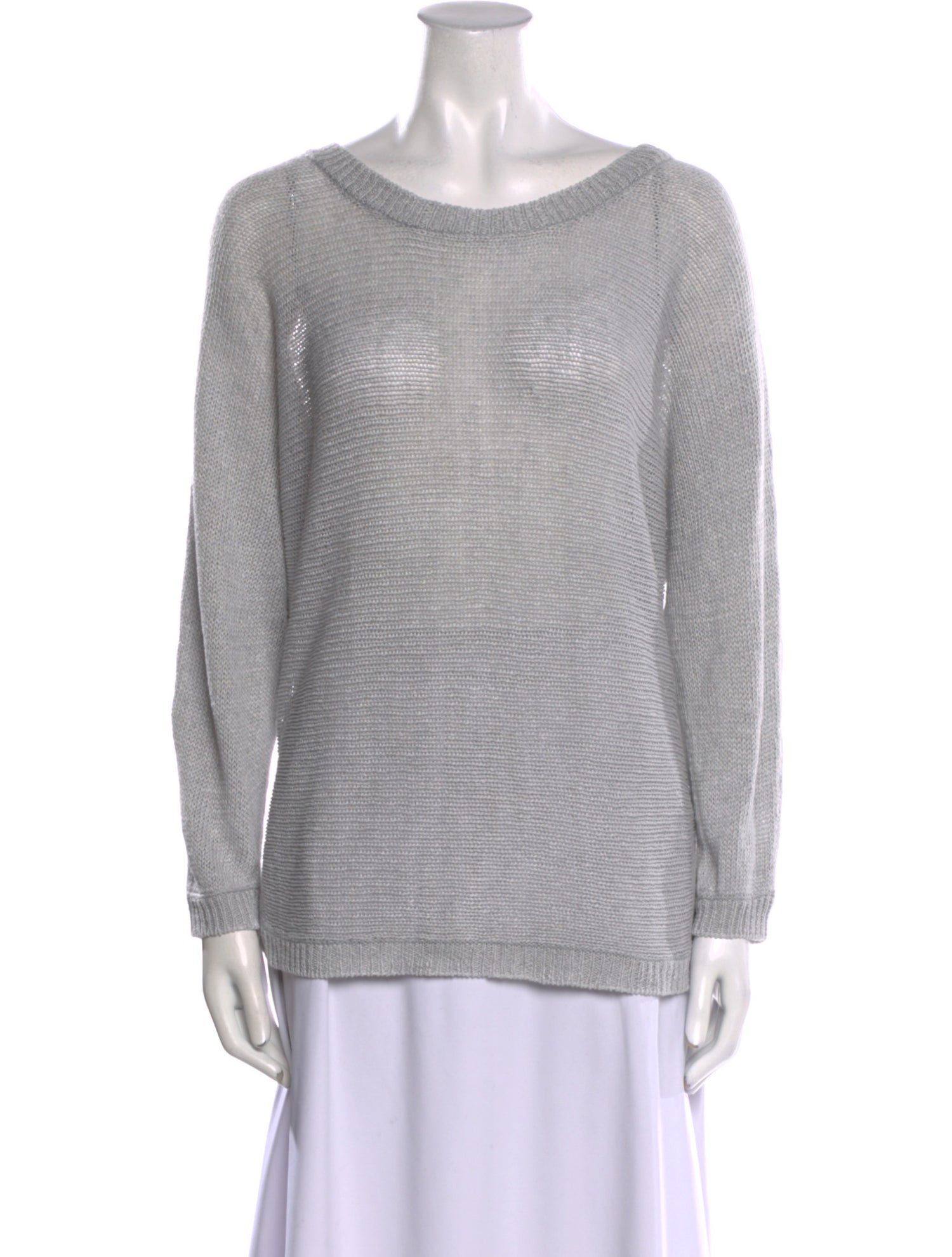 Joie Linen Scoop Neck Sweater