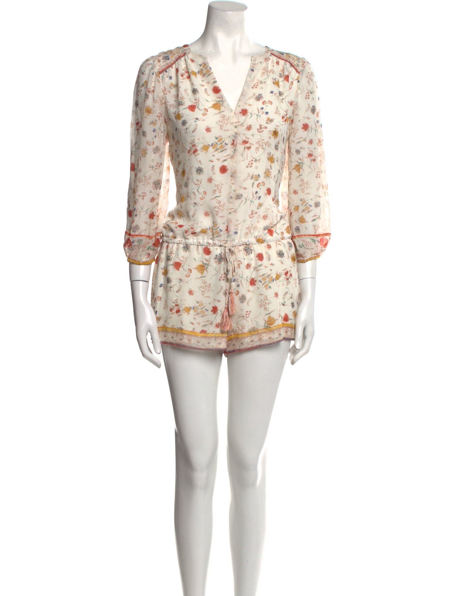 Joie Silk Floral Print Romper