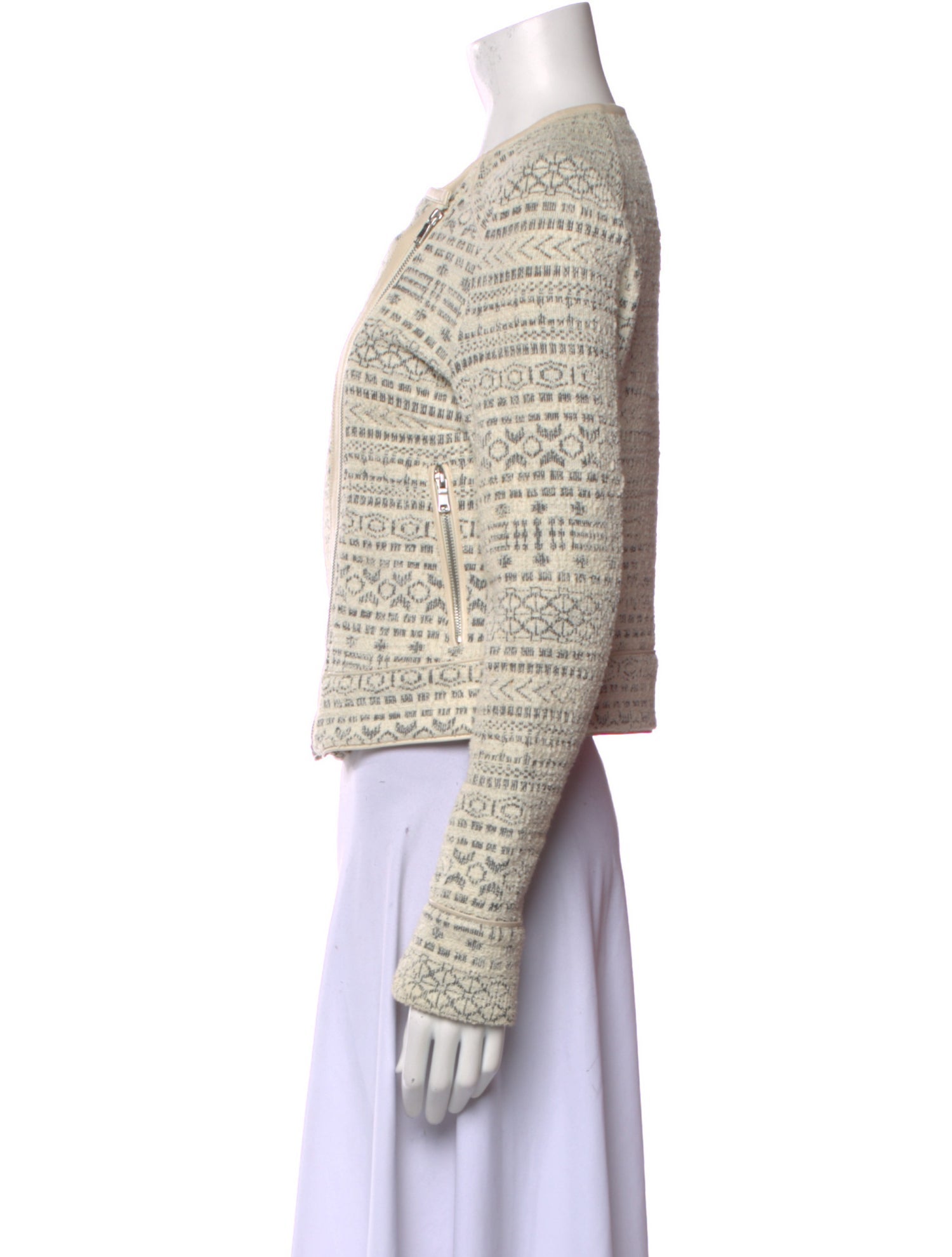 Joie Printed Crew Neck Sweater