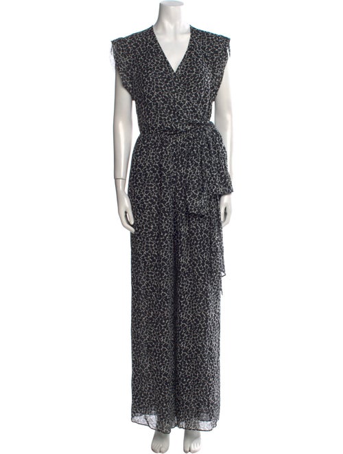 Joie Silk Printed Jumpsuit