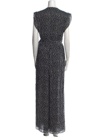 Joie Silk Printed Jumpsuit