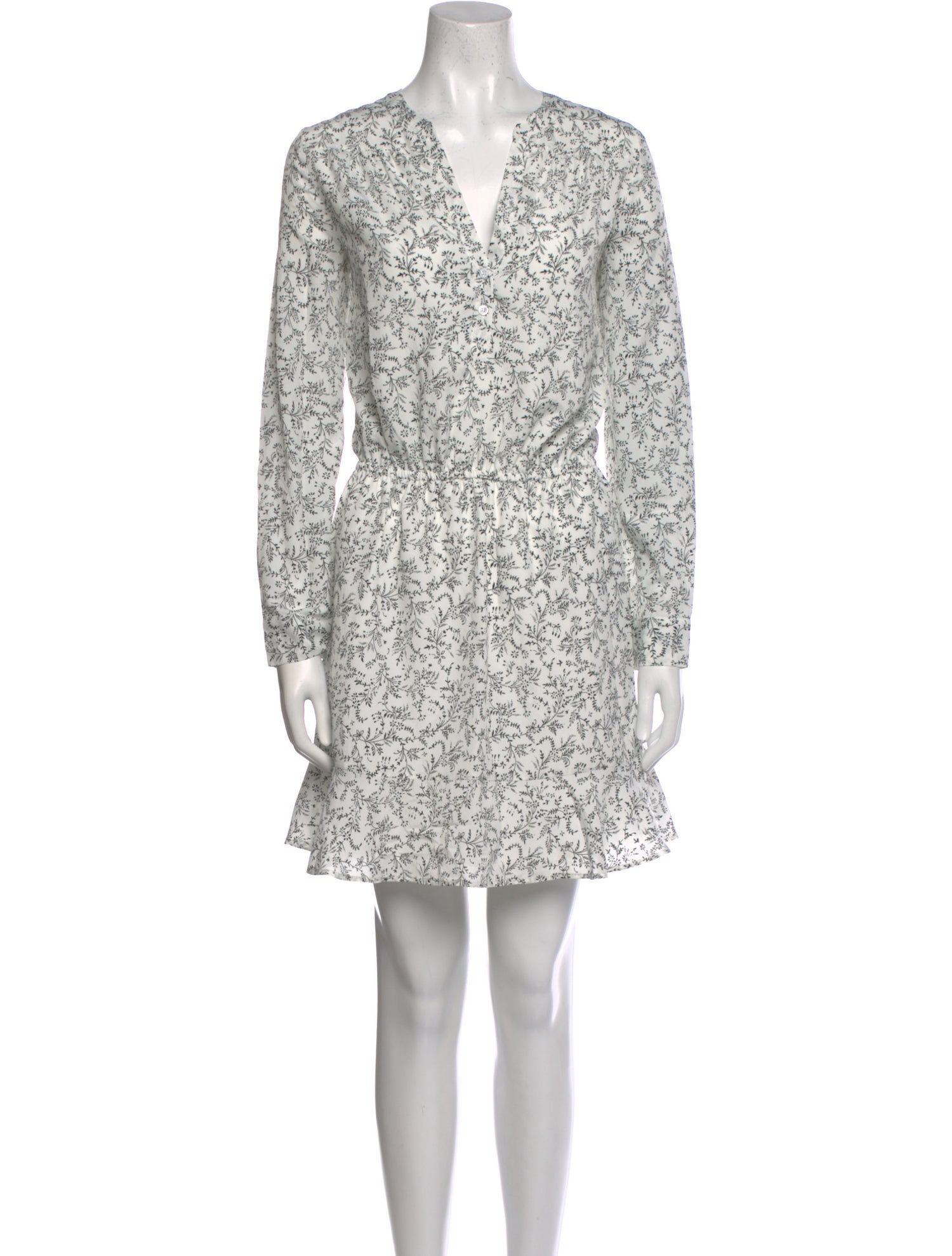 Joie Floral Print Mini Dress